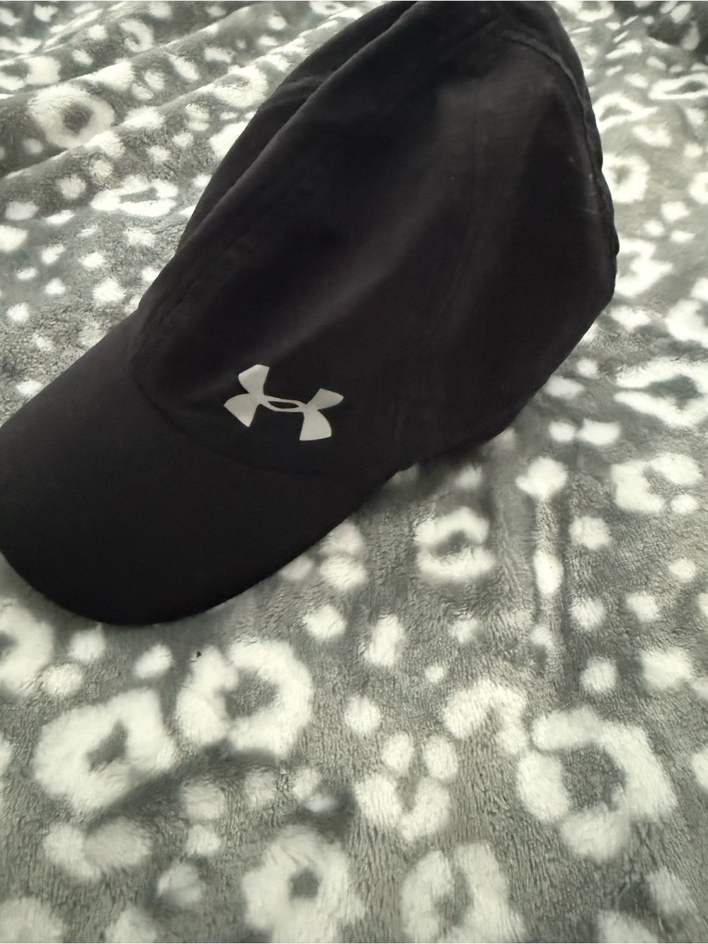 Under Armour Black Hat with White Logo